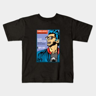 Dracula Sunglasses Ads Kids T-Shirt